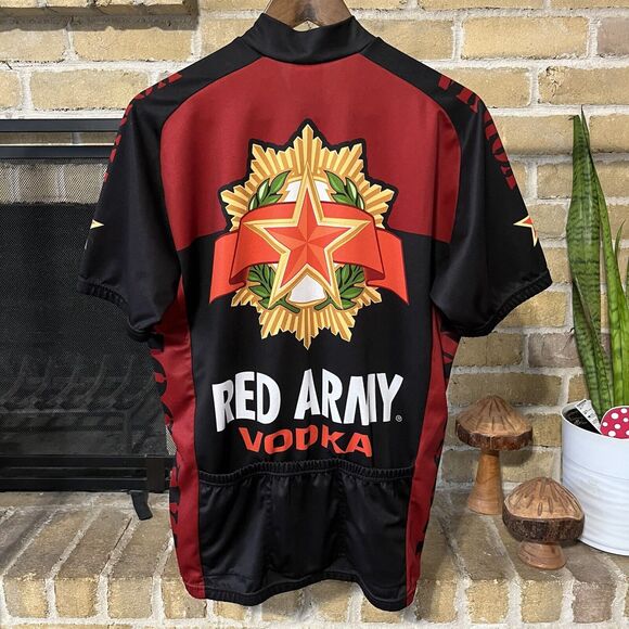 Vintage Red Army Vodka Cycling Jersey Size XL - Picture 4 of 7